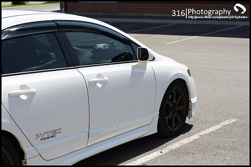 09 mugen front lip 7 09 Mugen style front lip installed and painted..... look awesome or what?