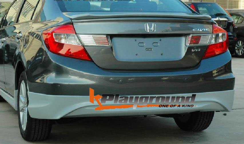 9TH GEN modulo rear Kplayground Full Body Kit for 2012 Civic Sedan now Available! 