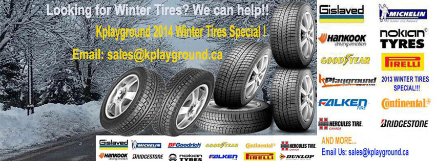 facebook 2014 winter tires banner SAVE NOW! Kplayground 2014 2015 Winter Tires Special Now Available!!!