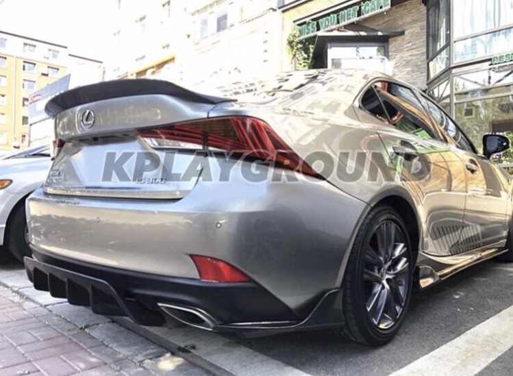 13+ Lexus IS Carbon Rear Diffuser