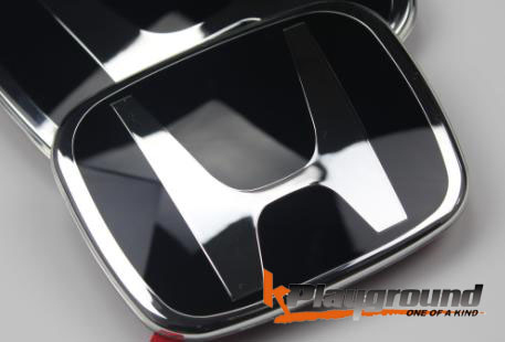 06-11 & 2012+ Civic Coupe/Sedan JDM Style Black H Rear Emblem